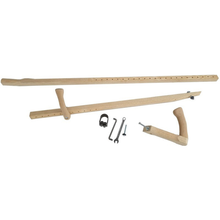 Sensenwurf für Linkshänder Ergonomisch Verstellbar