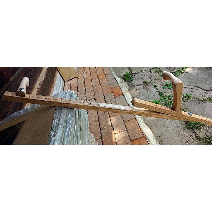 Sensenwurf für Linkshänder Ergonomisch Verstellbar