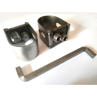 Krk objímka na kosu nýtovaná - vetší